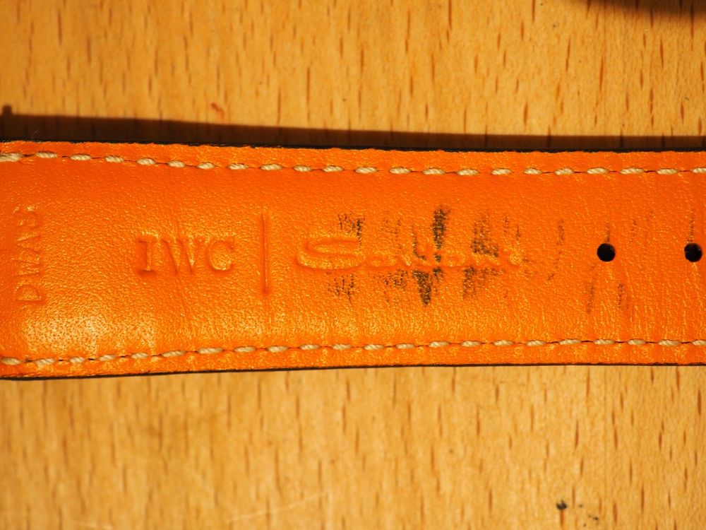 IWC Santoni Armband 20mm Aligator Schwarz Acheter sur Ricardo