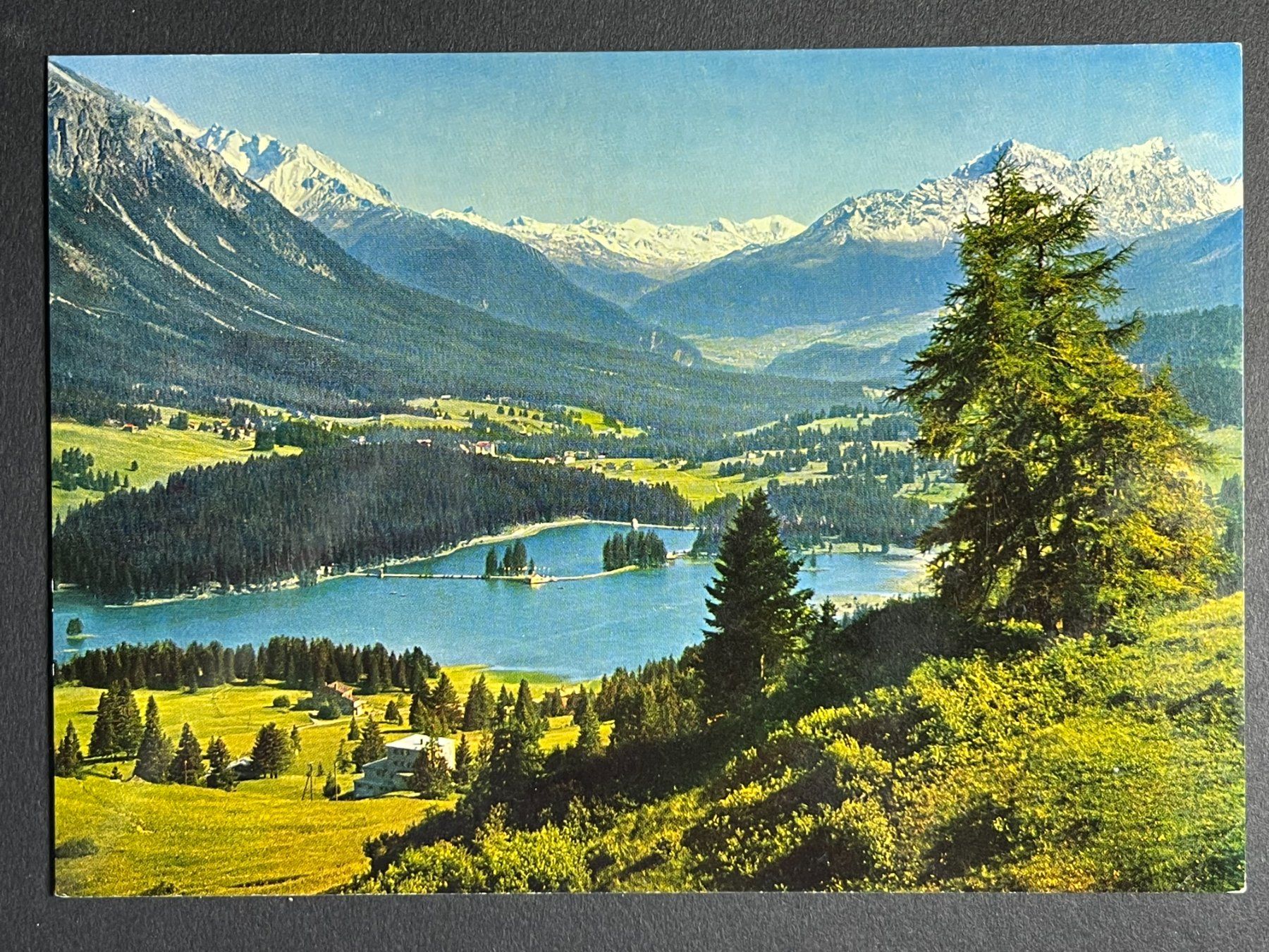 Cartoline postali: Lenzerheide-Valbella - Heidsee – Usato da Steg VS venduto da _vinci_