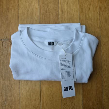 UNIQLO AIRism Cotton Oversized Crewneck T-shirt
