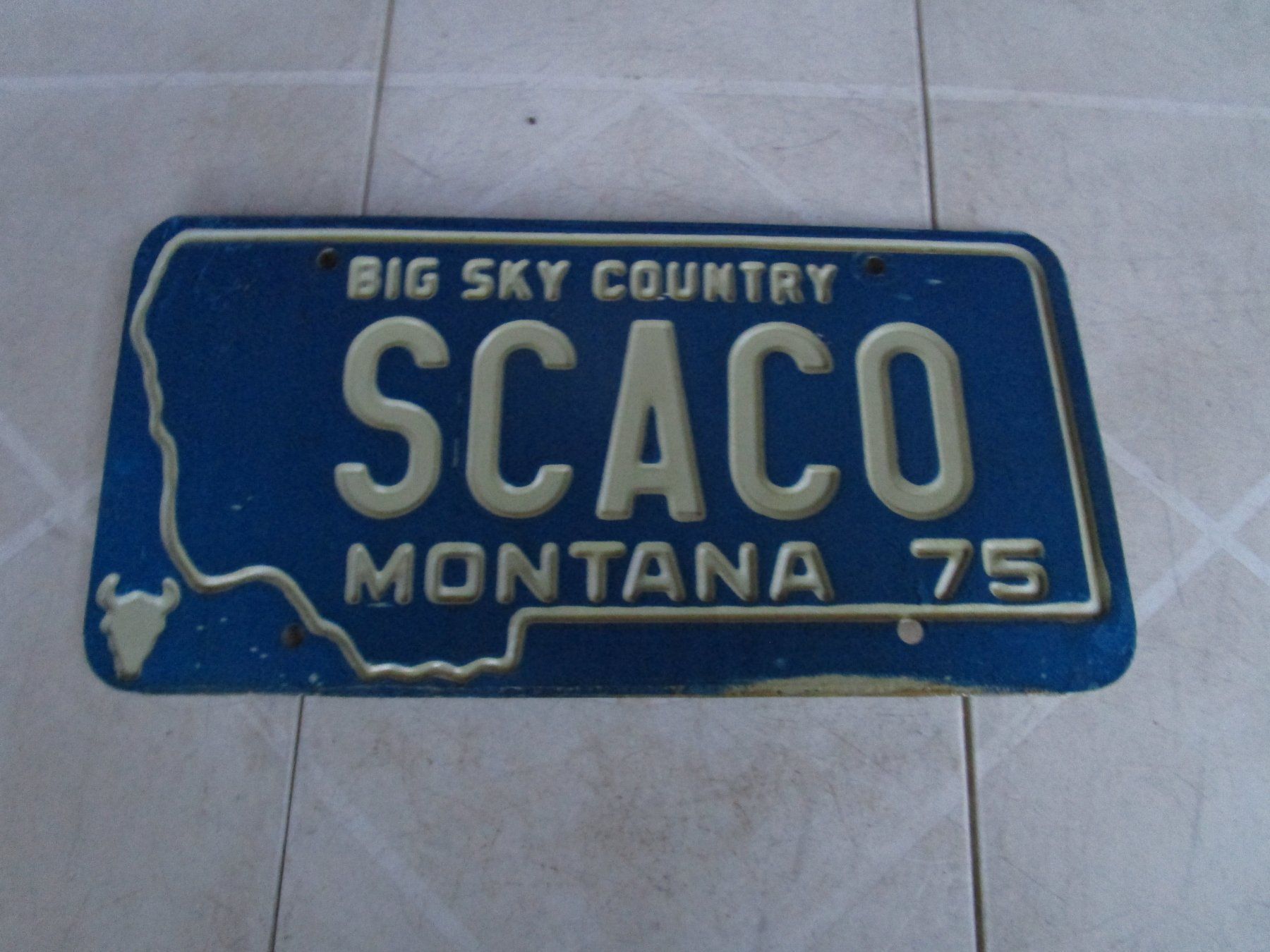 Schilder: USA Autoschild Montana – Gebraucht aus Weier im Emmental von waefler03