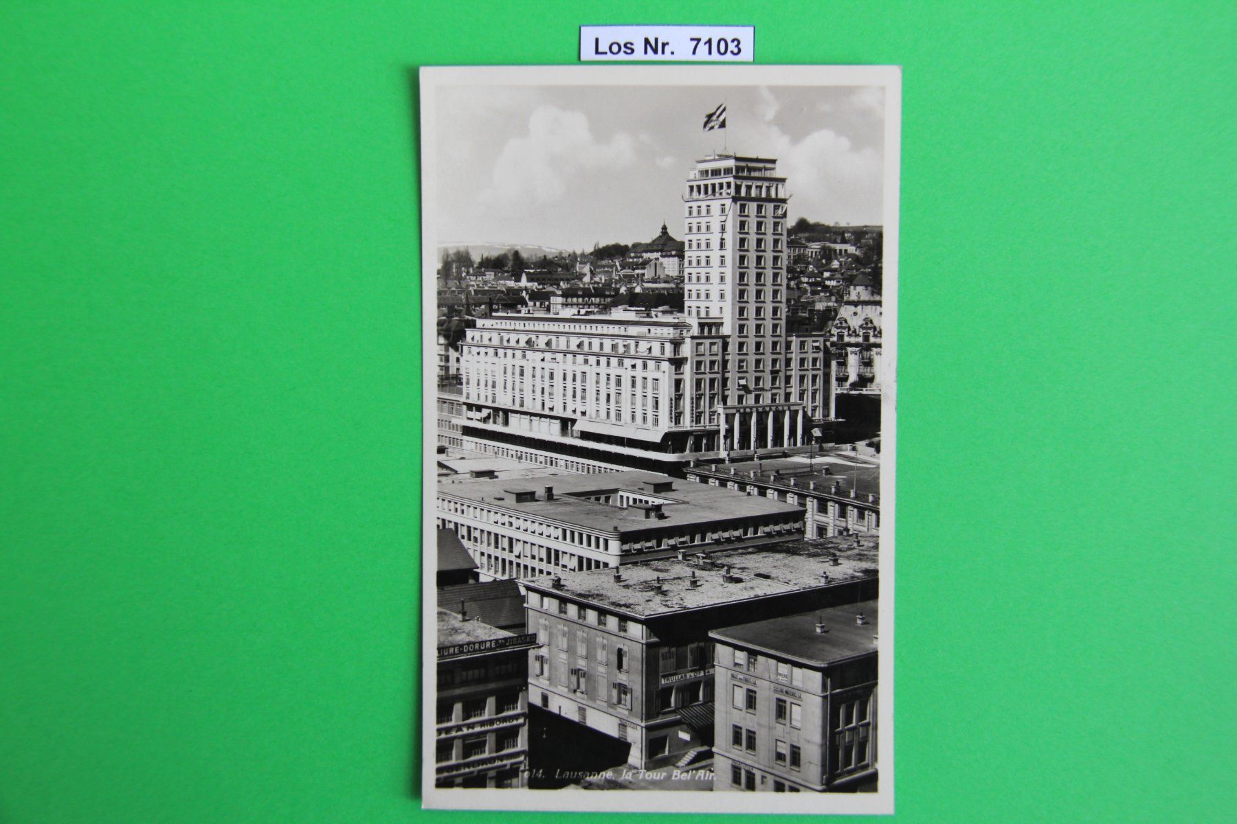 Cartoline postali: CH Ansichtskarte Lausanne 30iger Jahre              Los 7103 – Usato da Volken venduto da jukon65