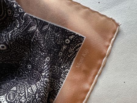 Foulard soie Mont Kiji made in France
