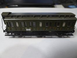 FLEISCHMANN, DB ABTEILWAGEN 2/3, PERSONENWAGEN SPUR N, RAR
