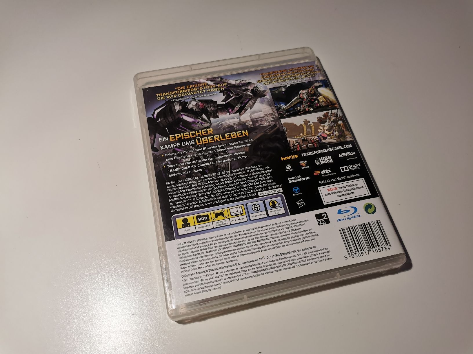 Sony Giochi: Transformers: Untergang von Cybertron - PS3 (CIB) – Usato da Bern venduto da ColdMouth 1