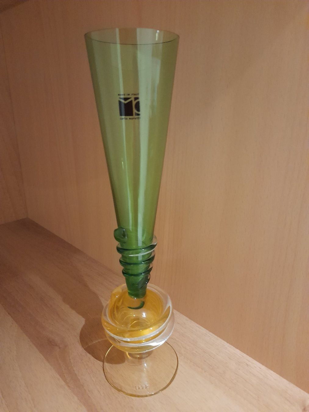 Murano Bicchieri: Carlo Moretti Murano Flûte Collection 1995 – Nuovo e nell'imballaggio originale da Cademario venduto da gia_5q8y