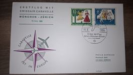 Swissair München - Zürich 19.08.1966