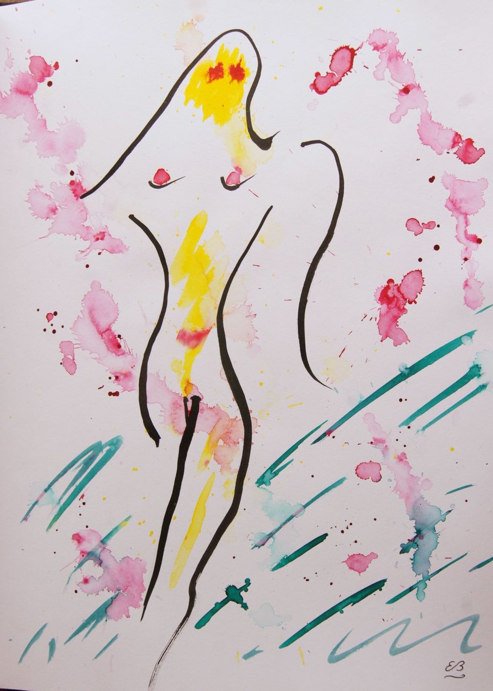 Dipinti: Zeichenbuch mit erotischen Aquarellen – Usato da Fribourg venduto da erw_68dx