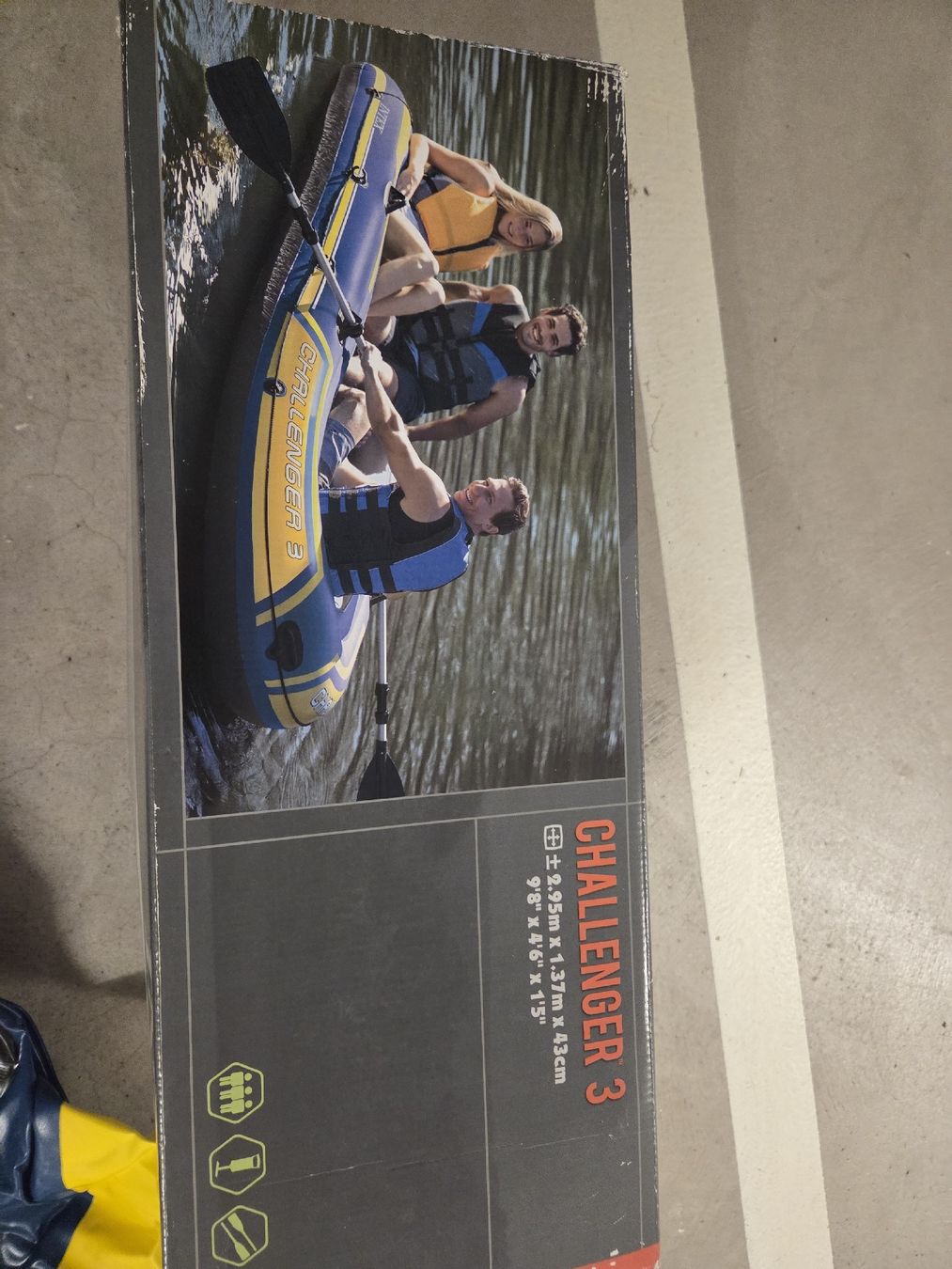 Bateaux: Intex Challenger 3 inflatable boat set max 320KG – Neuf (Voir description) à Zürich par adibloech 2
