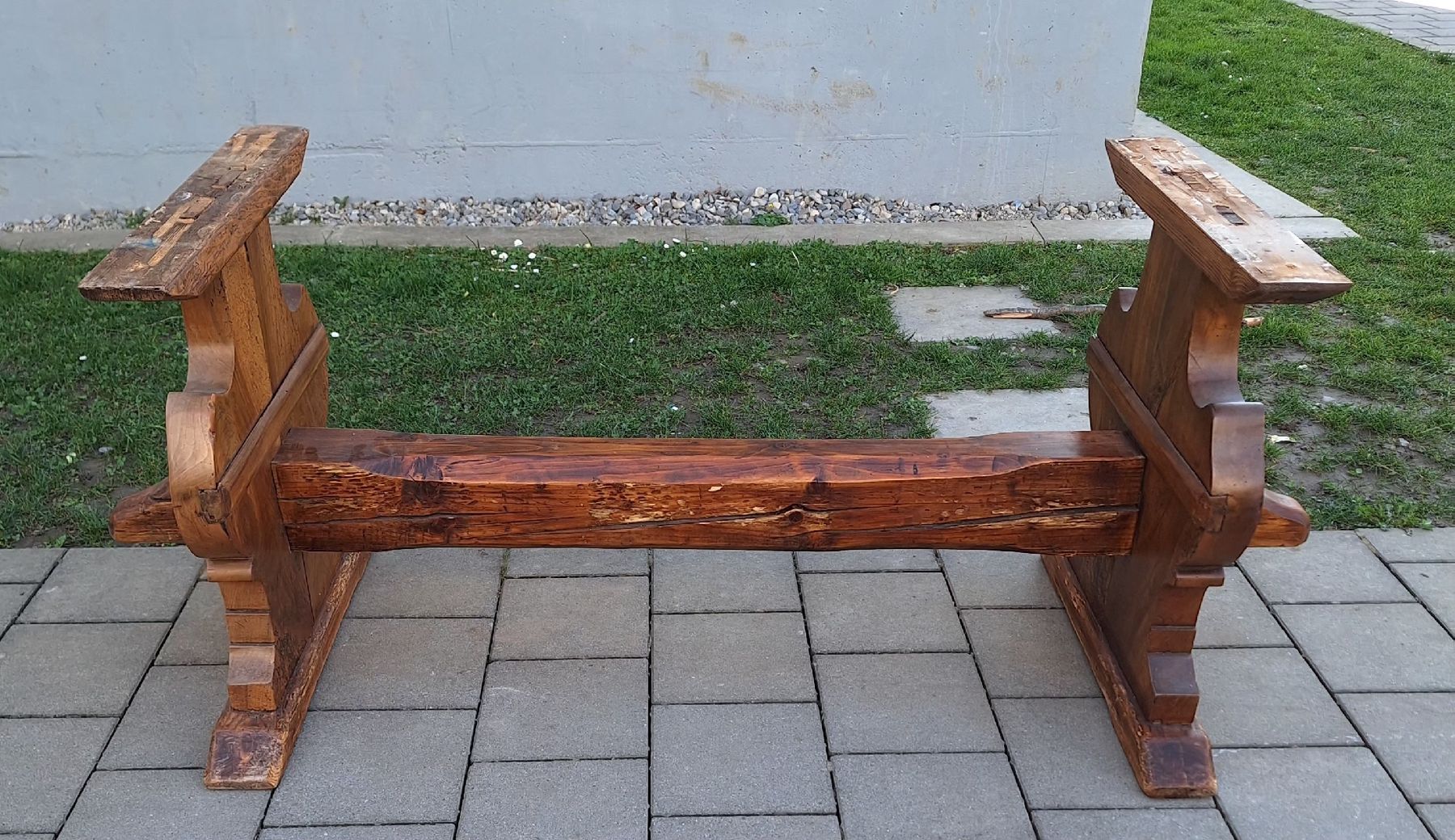 Eichholtz Tavoli: Antik Klostertish/Essentisch/ Schreibtisch /Eicheholz 19Jh – Usato da Fahrweid venduto da SMILE.5 8
