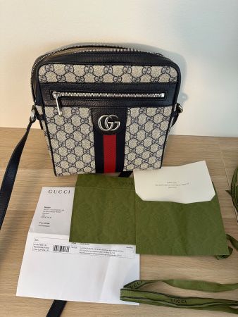Gucci Tasche Ophidia Supreme Small Messenger Bag, neuwertig