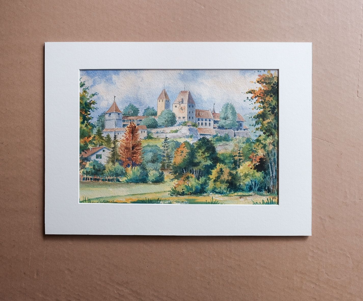Dipinti: Aquarell Schloss Burgdorf – Usato da Bern venduto da meg_ypc9 1