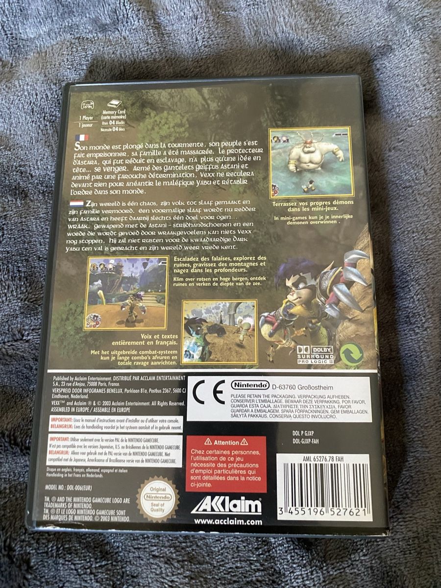 Nintendo Giochi: Jeu Nintendo GameCube Vex – Usato da Lignières venduto da The_assistant 2