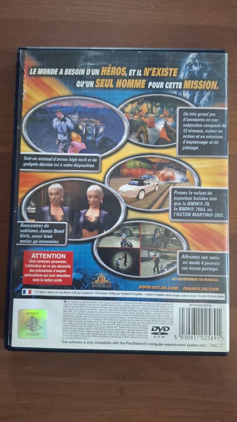Giochi: Jeu PS2 007 Espion pour cible  – Usato da Fiaugères venduto da Fiaugeres1609 1