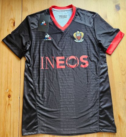 OGC Nizza Shirt NEU Gr. M Le Coq Sportif Frankreich Nice