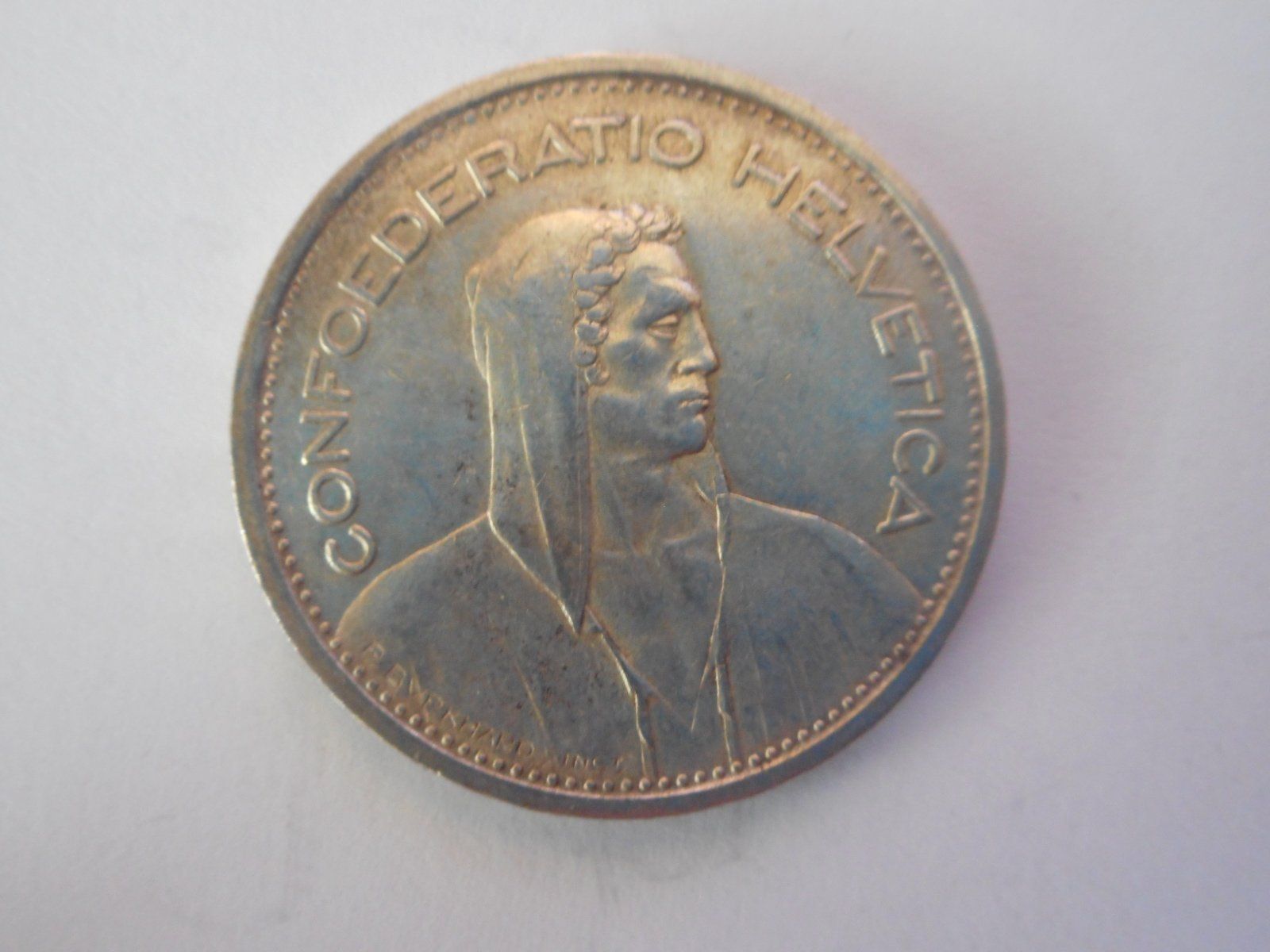 Alle Münzen: 5 Fr. 1954 silber – Gebraucht aus Kriegstetten von pizlad2010 2