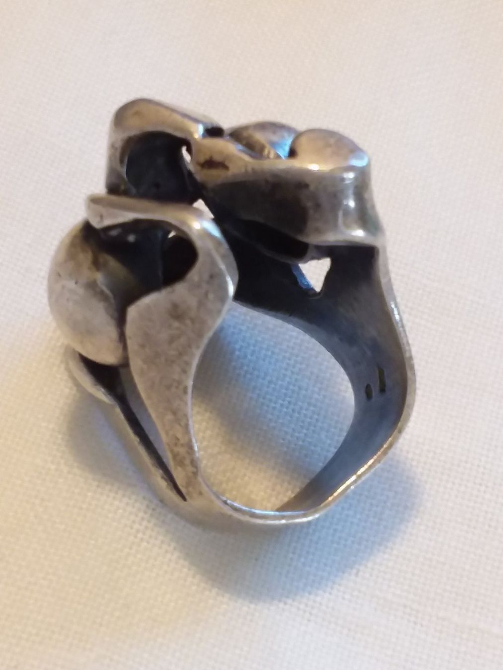 Ringe: Vintage 70er Modernist Handmade Silber Ring, 54 – Gebraucht aus Zürich von sanwit 5