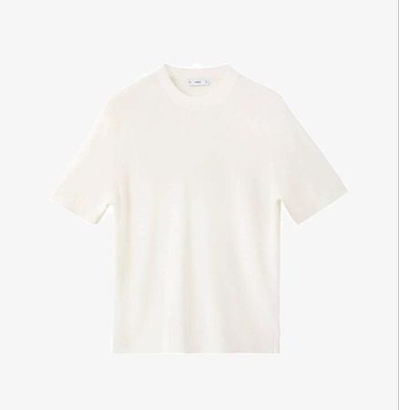 Mango T-Shirt Basic Off White