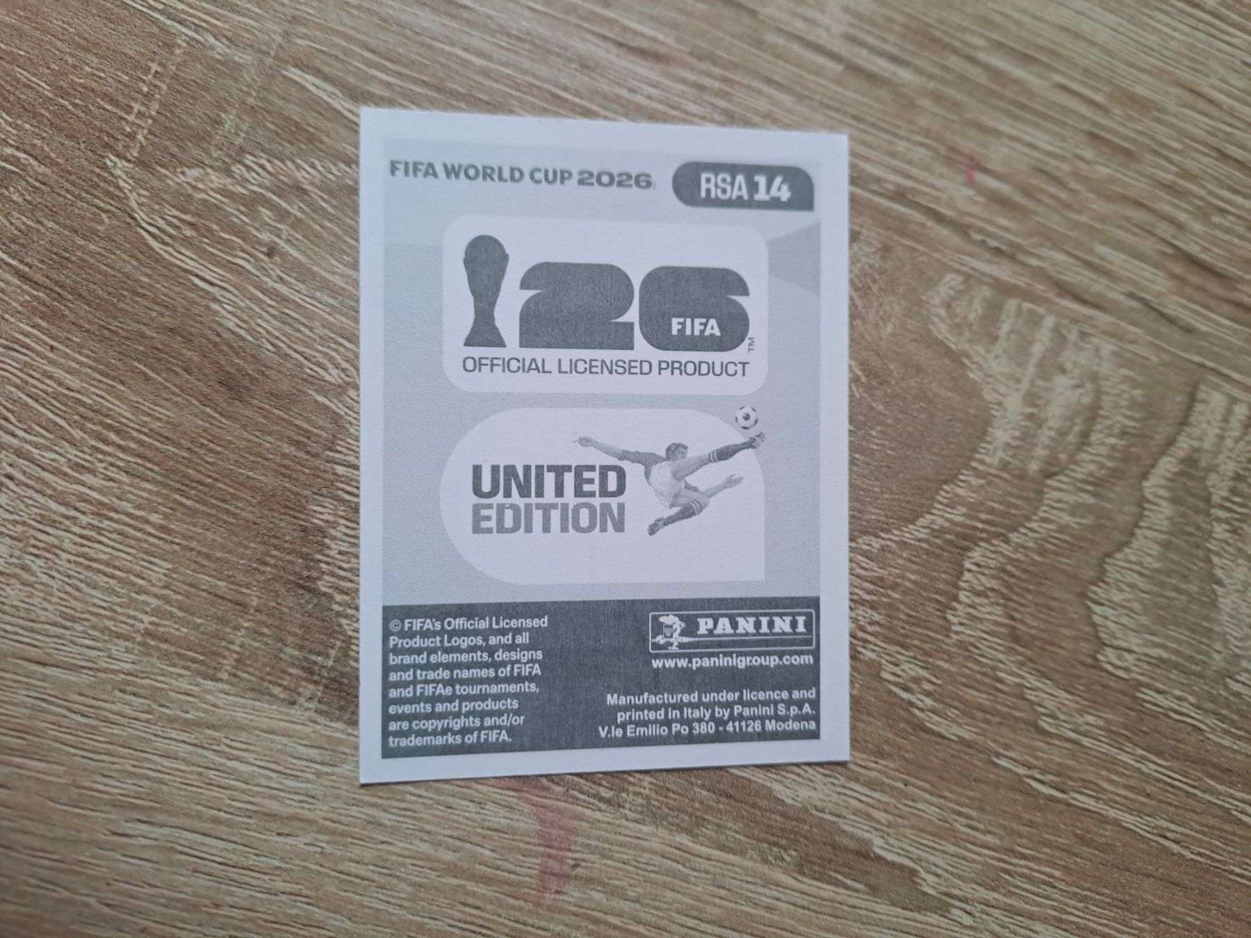 Fifa Sammelbilder & Trading cards: RSA 14 – Neu (gemäss Beschreibung) aus Pratteln von olliw 1