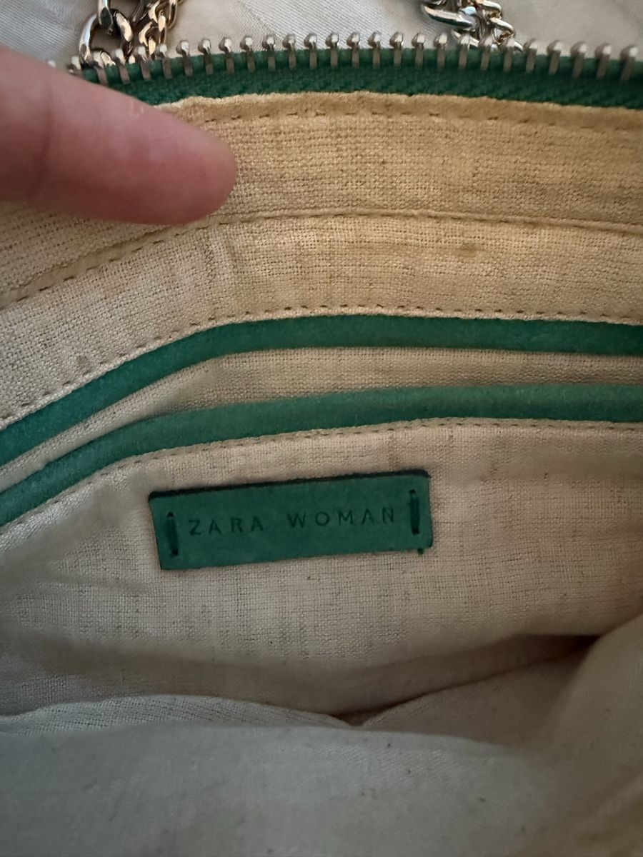 Zara Borse da donna: Zara Wildleder Umhängetasche – Usato da Volketswil venduto da habibeoez 1