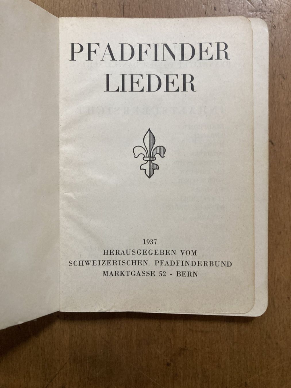 Libri: Pfadfinder - Liederbüchlein – Usato da Riehen venduto da Albi2010 1
