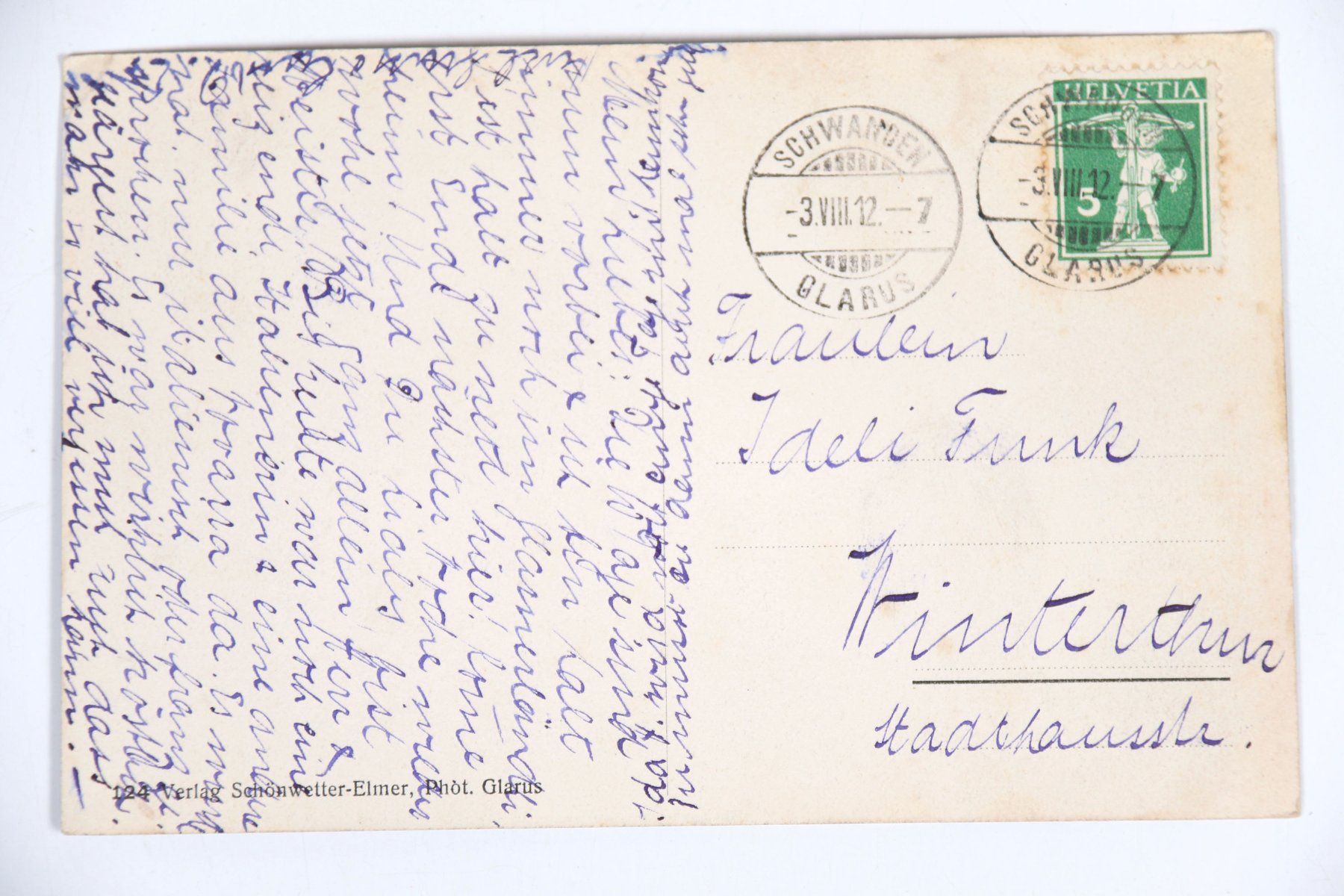 Cartoline postali: Schwanden – Usato da Hettlingen venduto da Scholi99 1