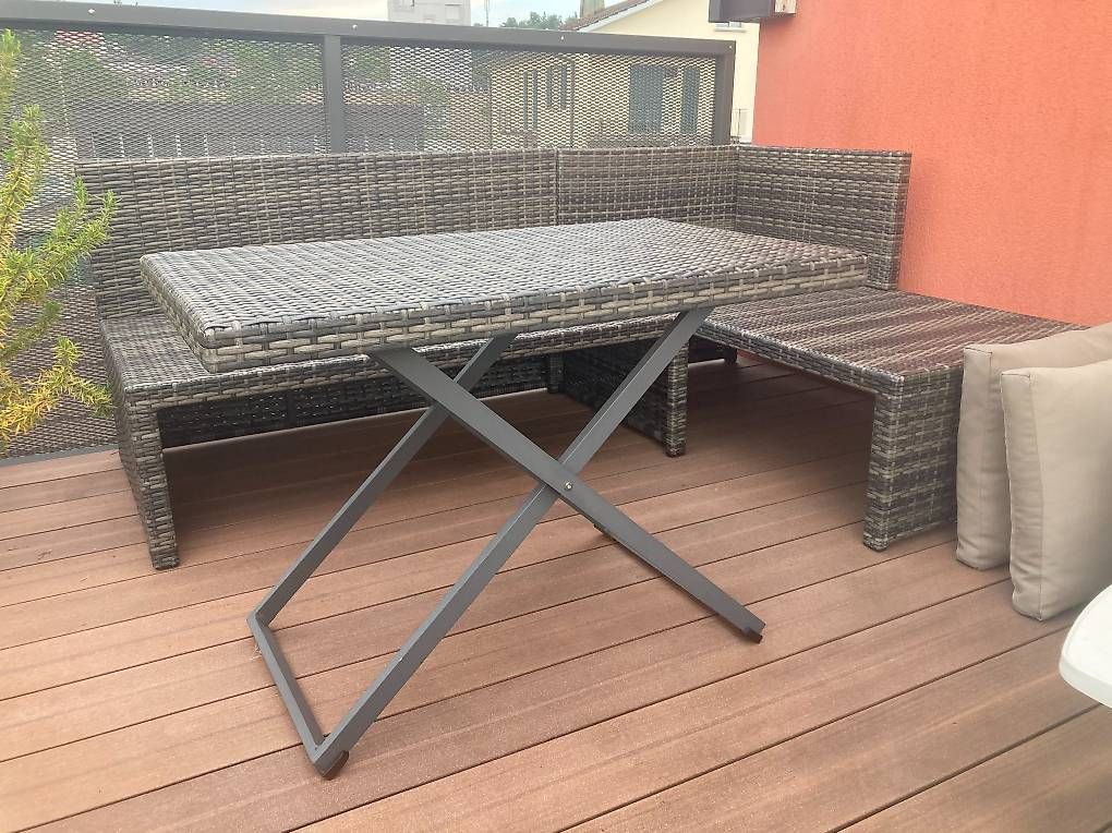 Sedie a sdraio: Gartenlounge mit Beistelltisch  – Usato da Pfäffikon ZH venduto da tin_6jvl 1