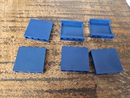lego 60581 lot de 6 pièces Dark Blue Panel 1 x 4 x 3