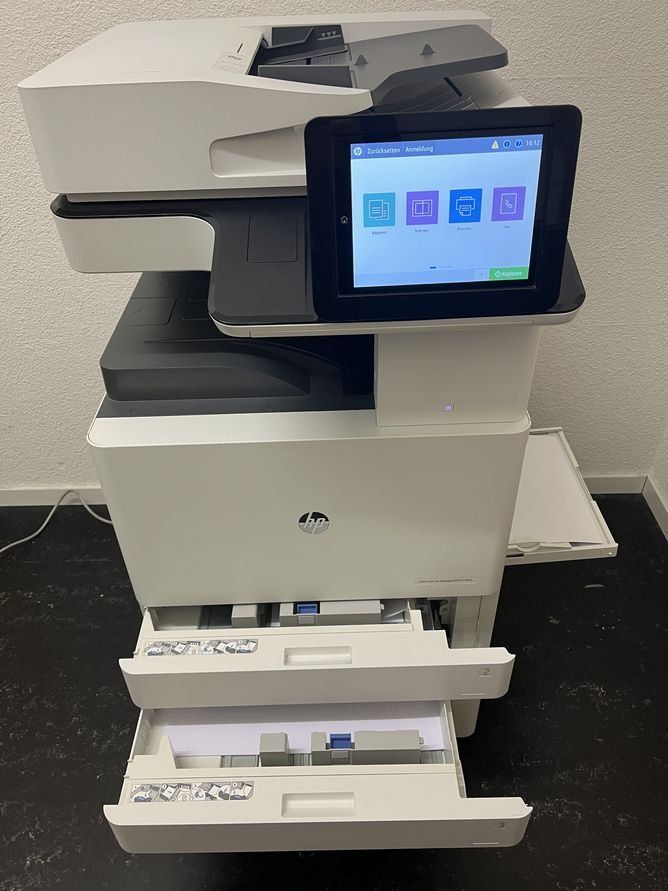 Hewlett Packard Drucker: HP Color LaserJet MFP E77825dn, Top A3 MFP – Gebraucht aus Glattbrugg von copytron 2