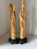 2 alte  Figuren Stil chinesisch Kunstharz