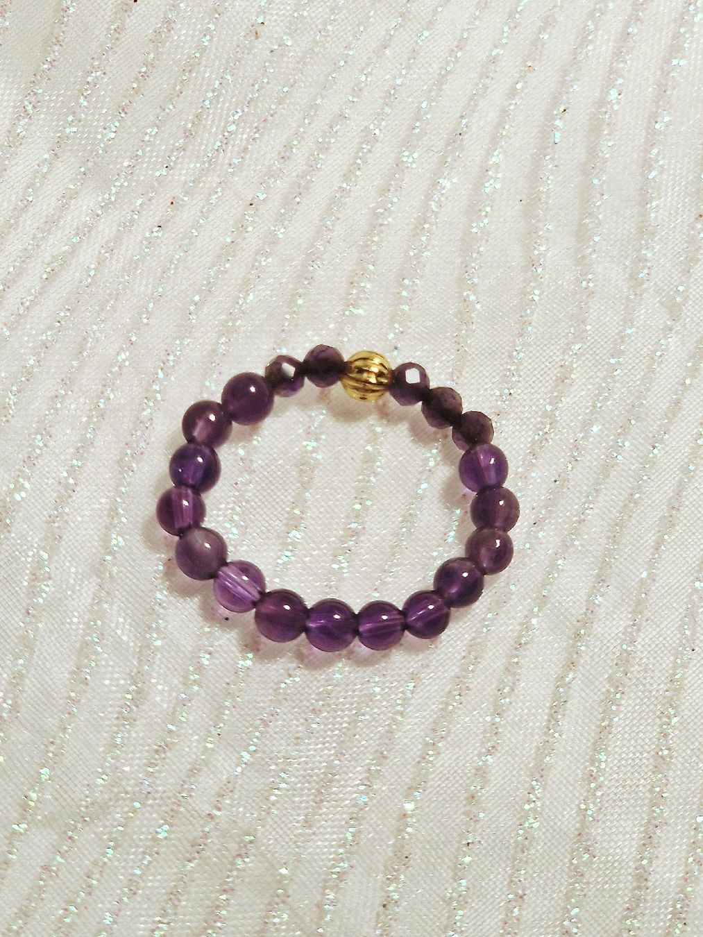 Anelli: Heilsteinring Amethyst, Grösse 60-62. – Nuovo e nell'imballaggio originale da Aarau venduto da Schmuckhoehle_MD 1