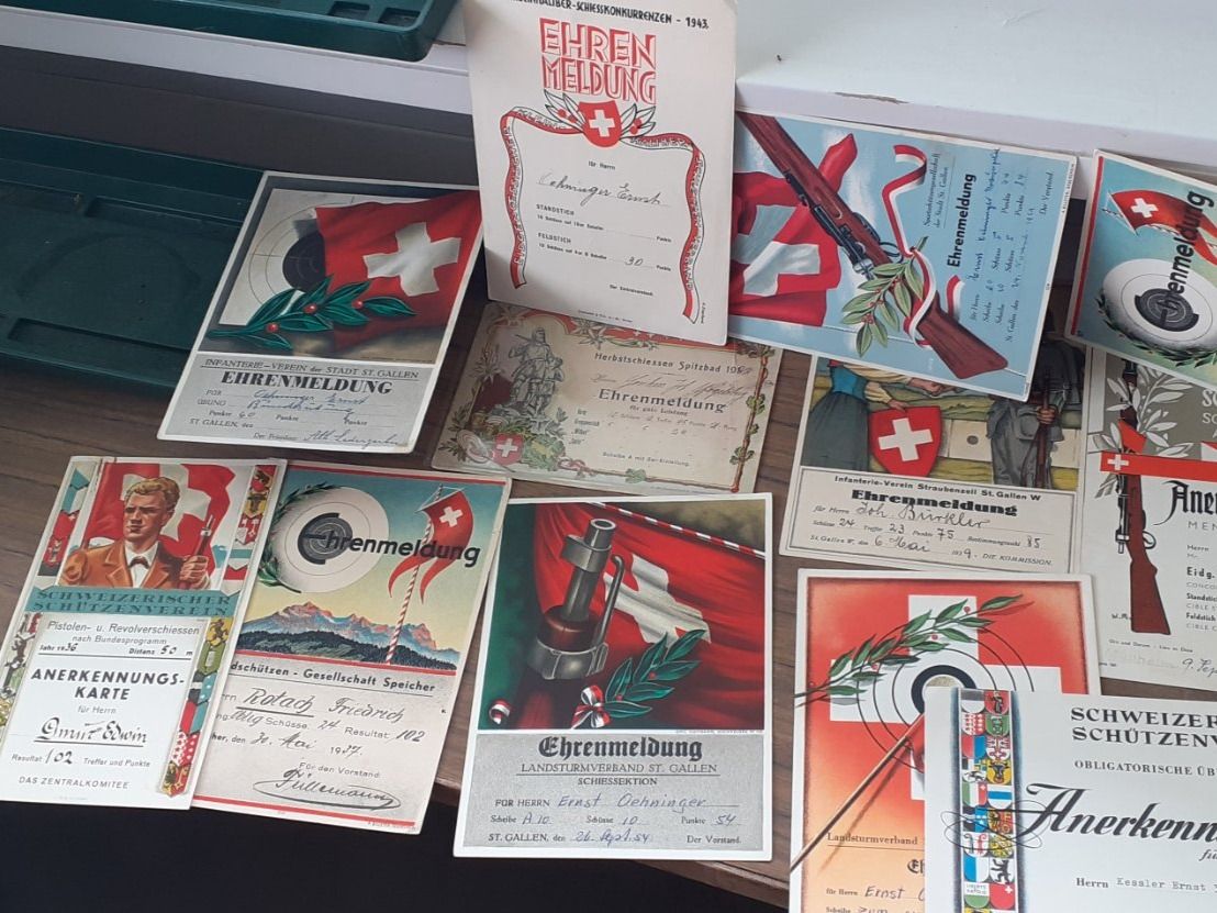 Cartoline postali: Ehrenmeldungen Lot – Usato da Mörschwil venduto da lindaswunderkiste 2