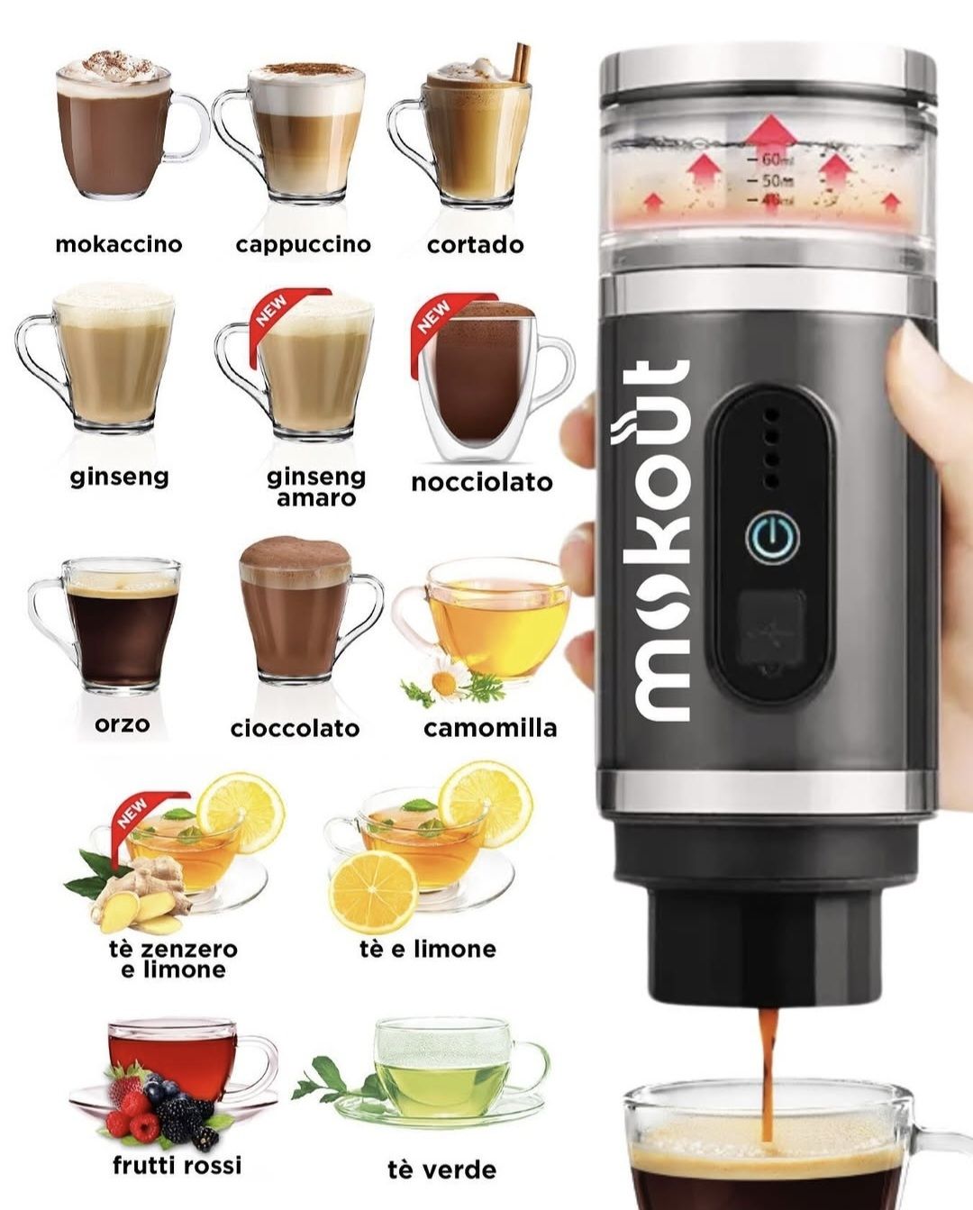 Kaffeemaschinen & Espressomaschinen: Mokout Schwarz – Neu und originalverpackt aus Kölliken von lut_vs9j