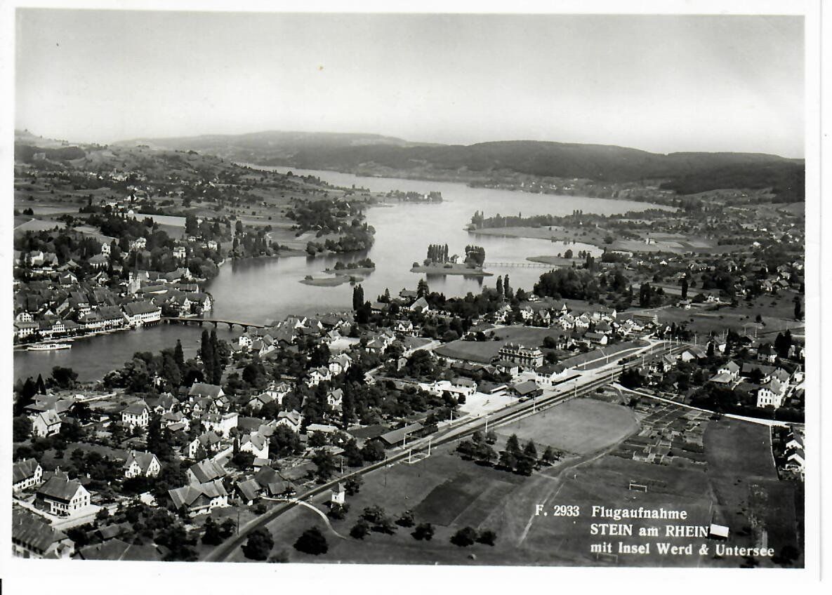 Cartoline postali: Flugaufnahme Stein am Rhein – Usato da Hochdorf venduto da Ziegel-16