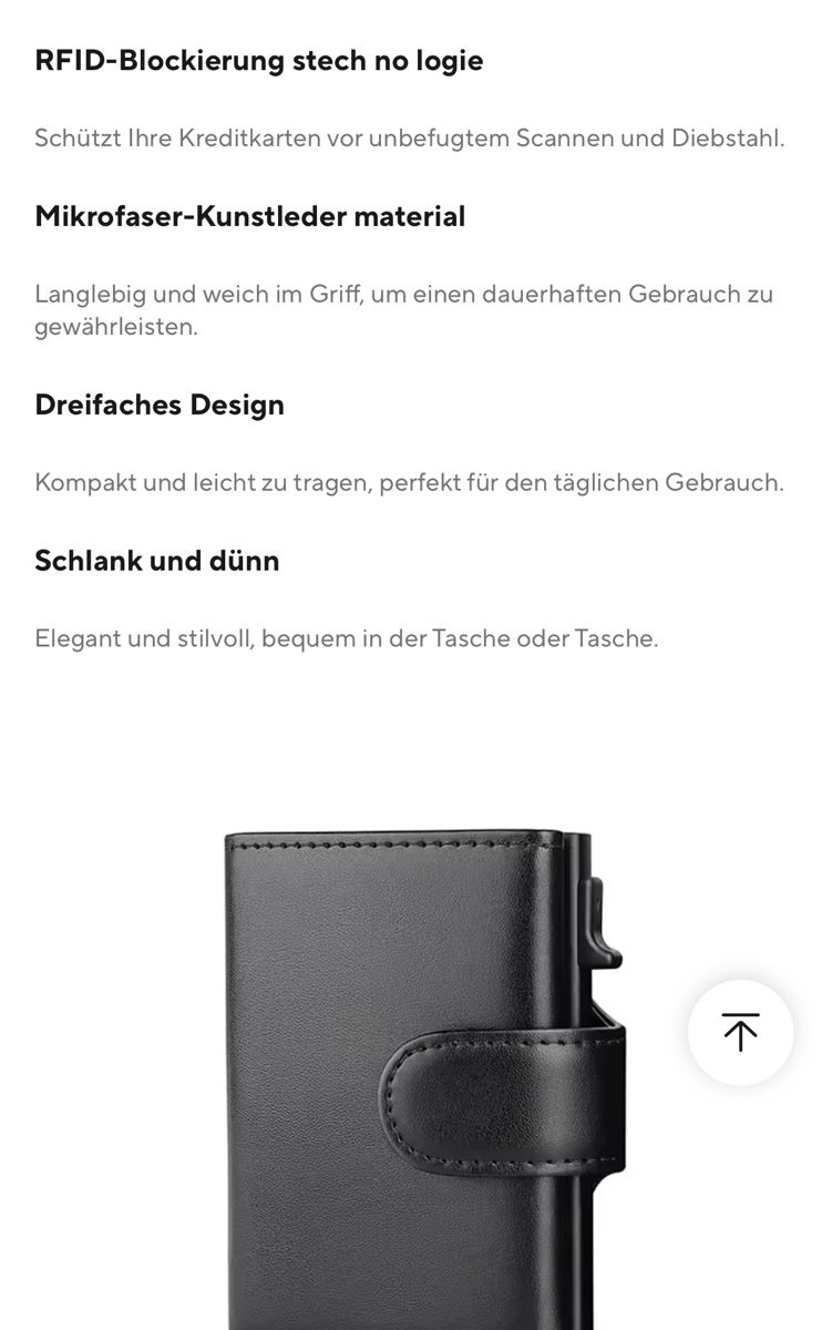 Brieftaschen: Portemonnaie/ Geldbörse – Neu und originalverpackt aus Frauenfeld von Skill105 5