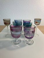 8 Handgeblasene Gläser von Pavel Molnár