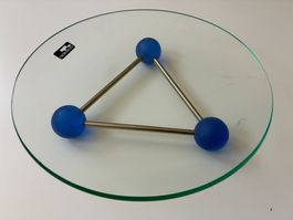 Leonardo Glas- Obstschale - 90er Design (Blau) - Retro