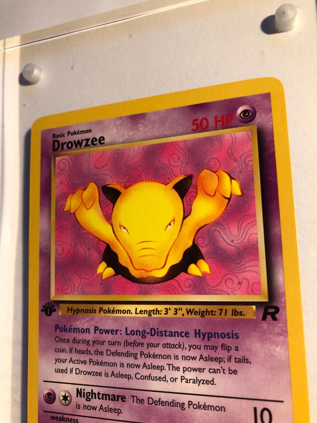 Sammelbilder & Trading cards: Drowzee 1st Team Rocket - MINT - ab 1.- – Gebraucht aus Giubiasco von dan_pr8b 3