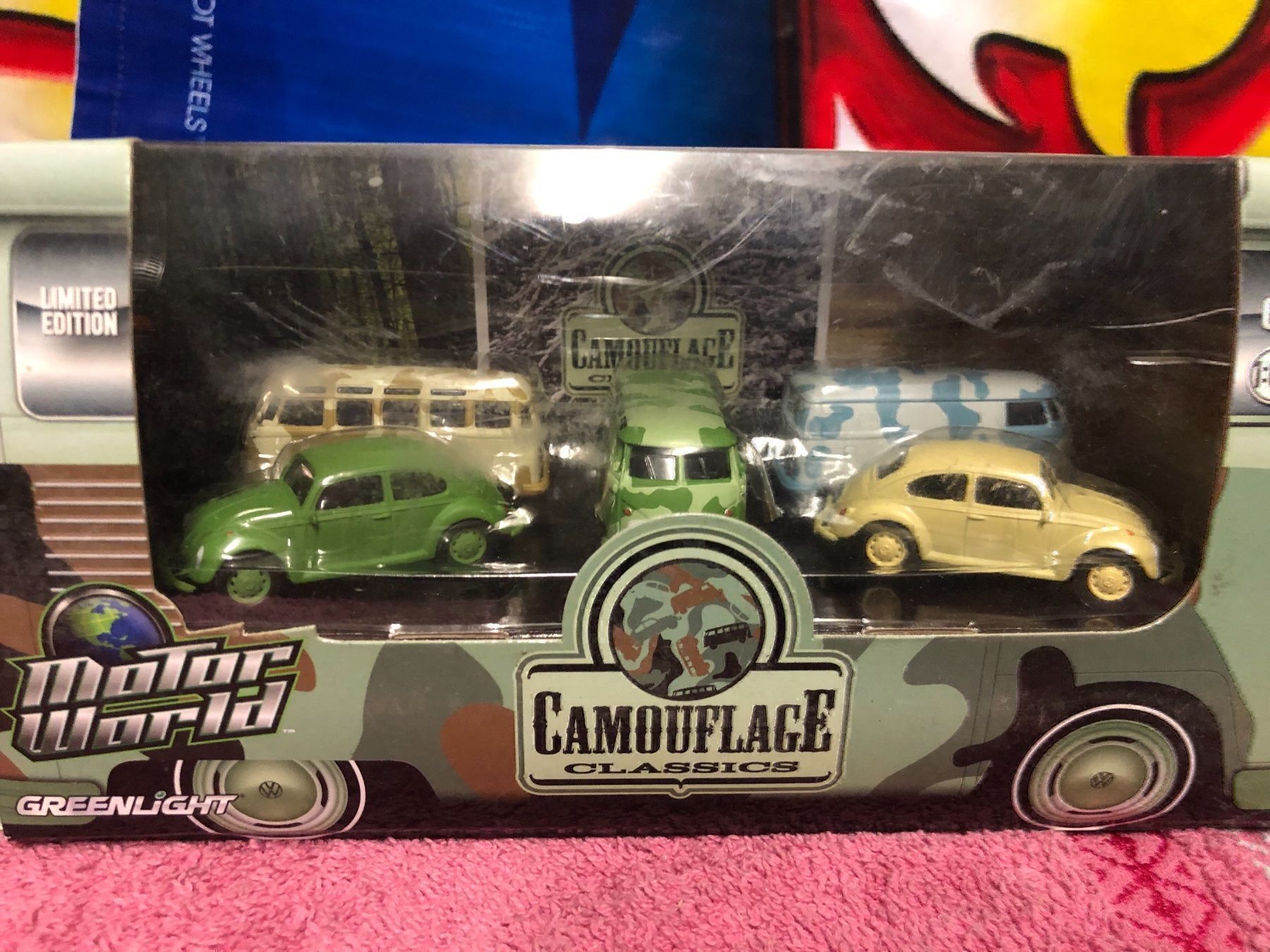 Volkswagen Modellini d'auto: Vw bus käfer Camouflage limitiert – Nuovo (secondo la descrizione) da Reinach AG venduto da rares75
