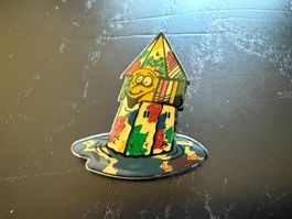 Vintage Kapellbrücke-Turm Pin / Anstecker - Rarität