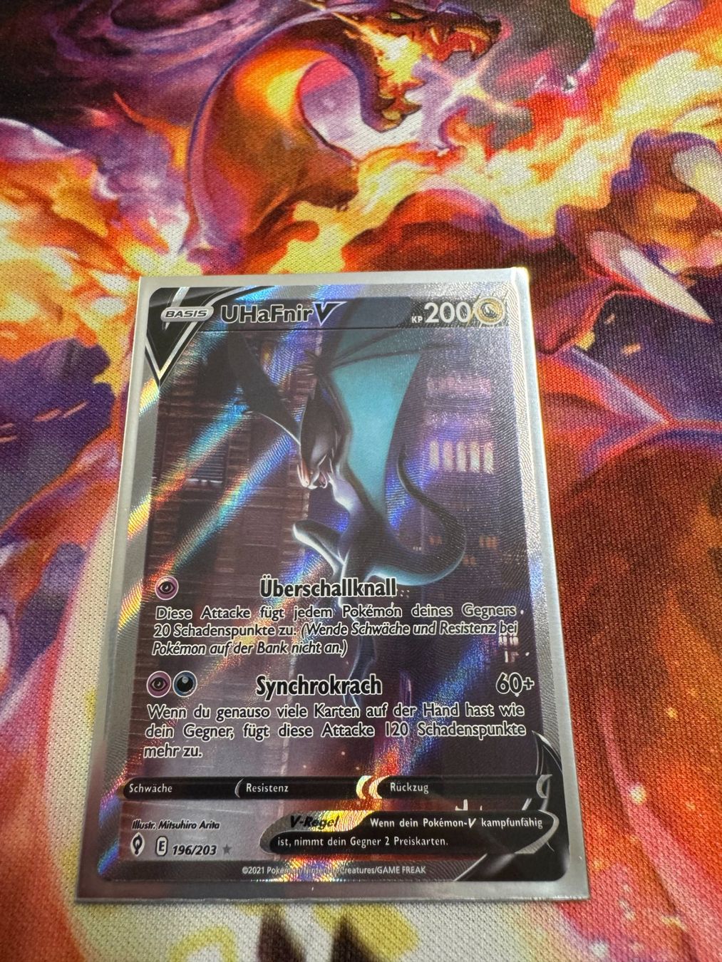 Pokémon Carte collezionabili: UHaFnir V (EVS 196) / Drachenwandel – Nuovo (secondo la descrizione) da Bülach venduto da CherryBlu