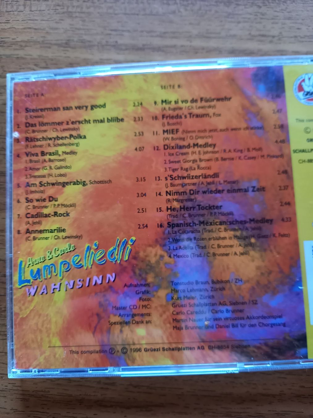 CD: Gebrauchte CD, Arno & Carlo Lumpeliedli – Usato da Galgenen venduto da Allerlei8854 1