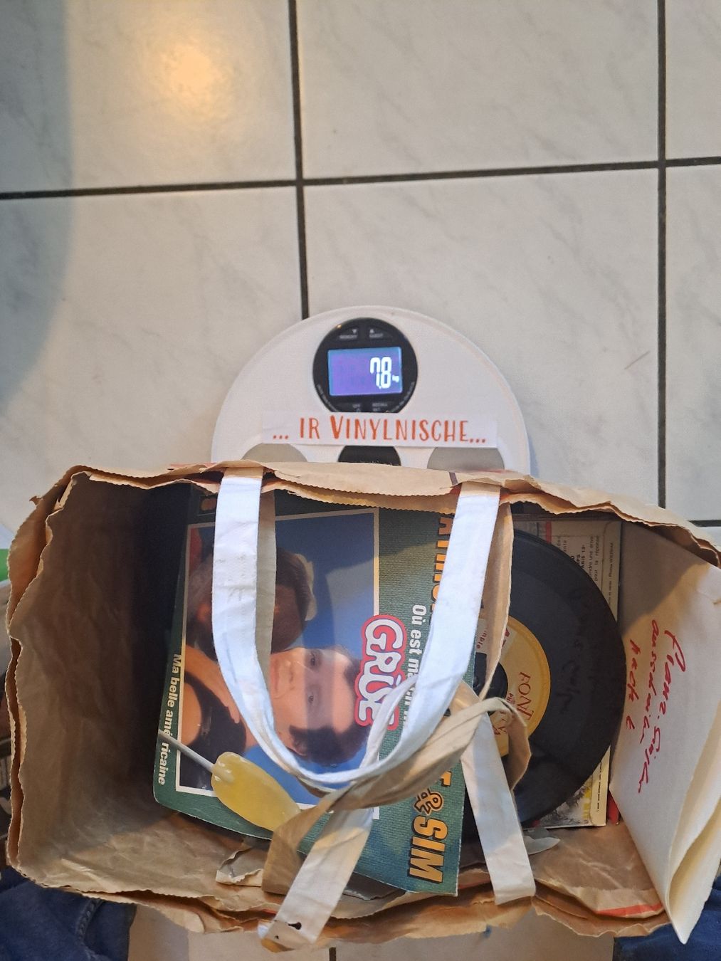 Schallplatten: 7 kg franz. Singles – Gebraucht aus Uetendorf von Essiggurken