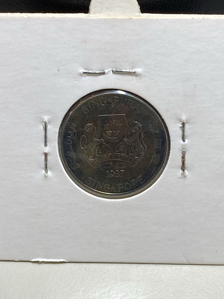 Alle Münzen: Singapour - 20 centimes - 1987 – Gebraucht aus Payerne von Mike1682 1