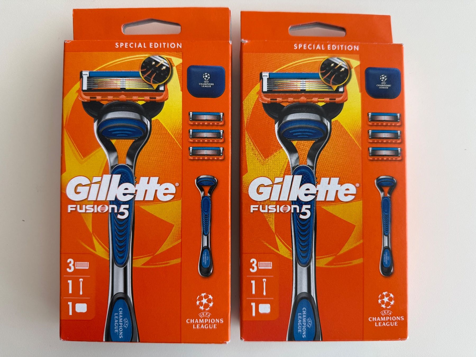 Gillette Rasoi & Lamette da barba: Gillette Fusion5, 8 pcs – Nuovo e nell'imballaggio originale da St-Gingolph venduto da GoldenKeys