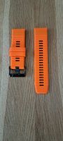 Garmin Fenix 3/5/6 etc. Silikon Armband 26mm orange+Schutzk.
