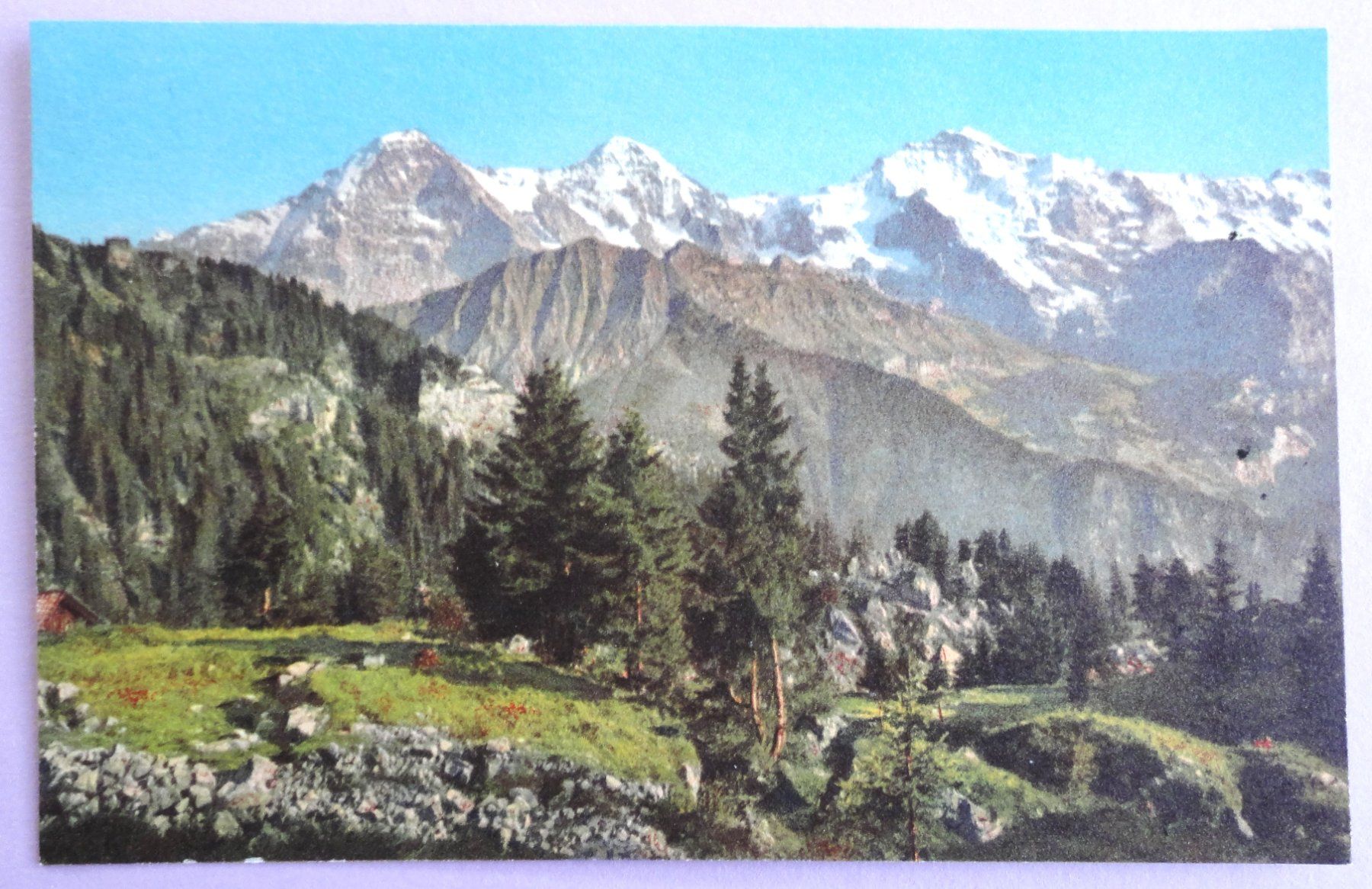 Cartoline postali: Eiger, Mönch, Jungfrau – Usato da Fétigny venduto da Billy2miny