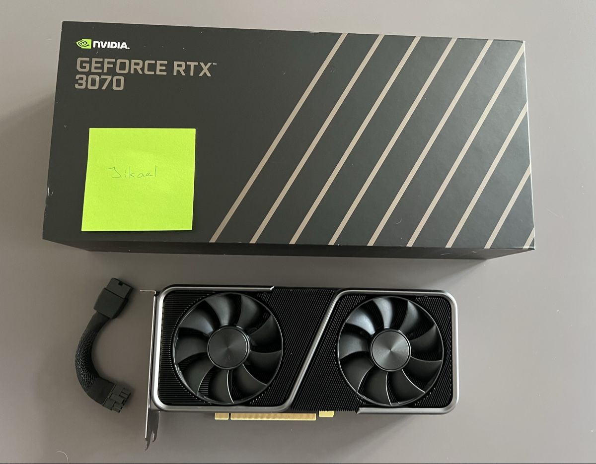 Nvidia Grafikkarten: NVIDIA GeForce RTX 3070 FE (Founders Edition) – Gebraucht aus Onex von
