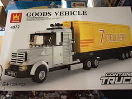 Wange Container Truck, Modellbausatz, ungebraucht, 334 teile