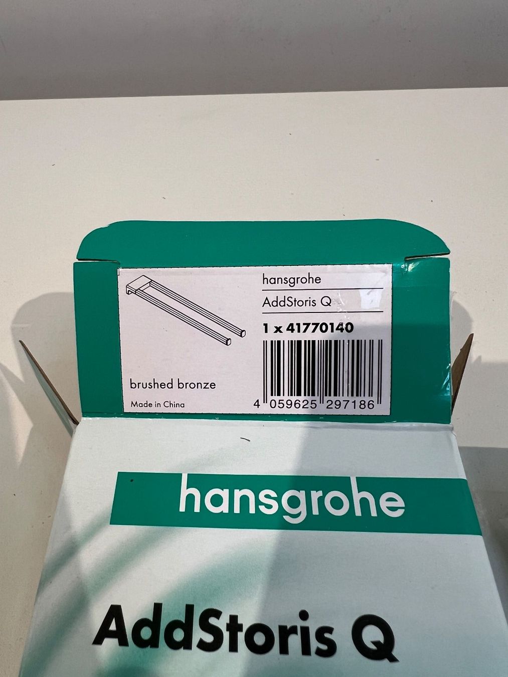 Hansgrohe Portasciugamani: 005 HANSGROHE AddStoris Q Handtuchhalter – Nuovo e nell'imballaggio originale da Wangen an der Aare venduto da TBYN 4