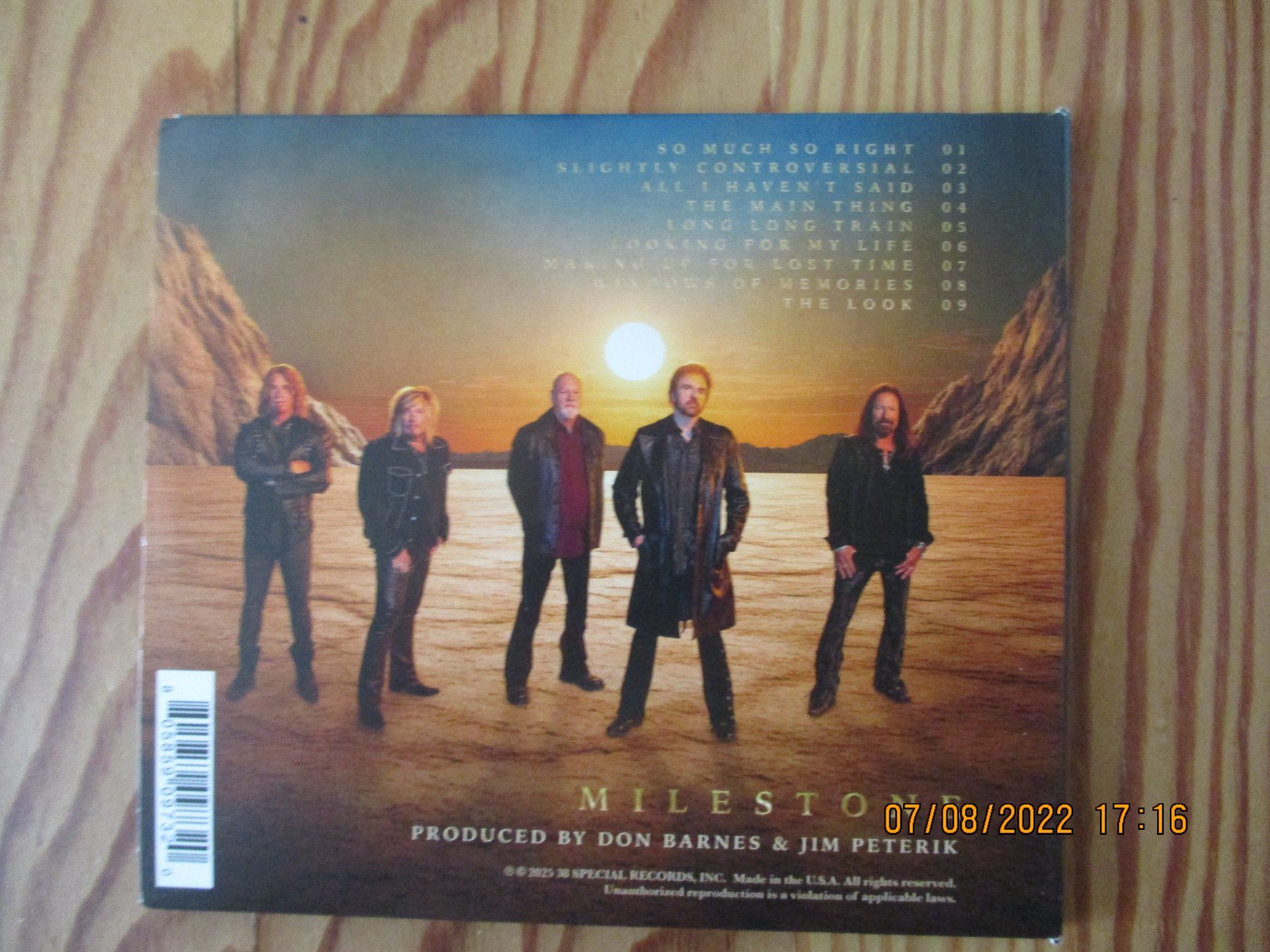 CD: 38 Special --  Milestone, 2025 – Usato da Liestal venduto da Disc-Point 1